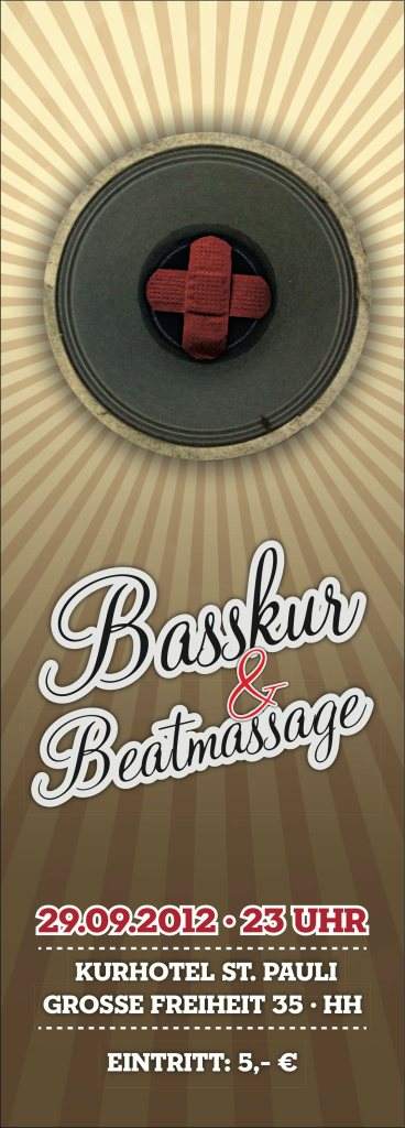 Basskur & Beatmassage - フライヤー表