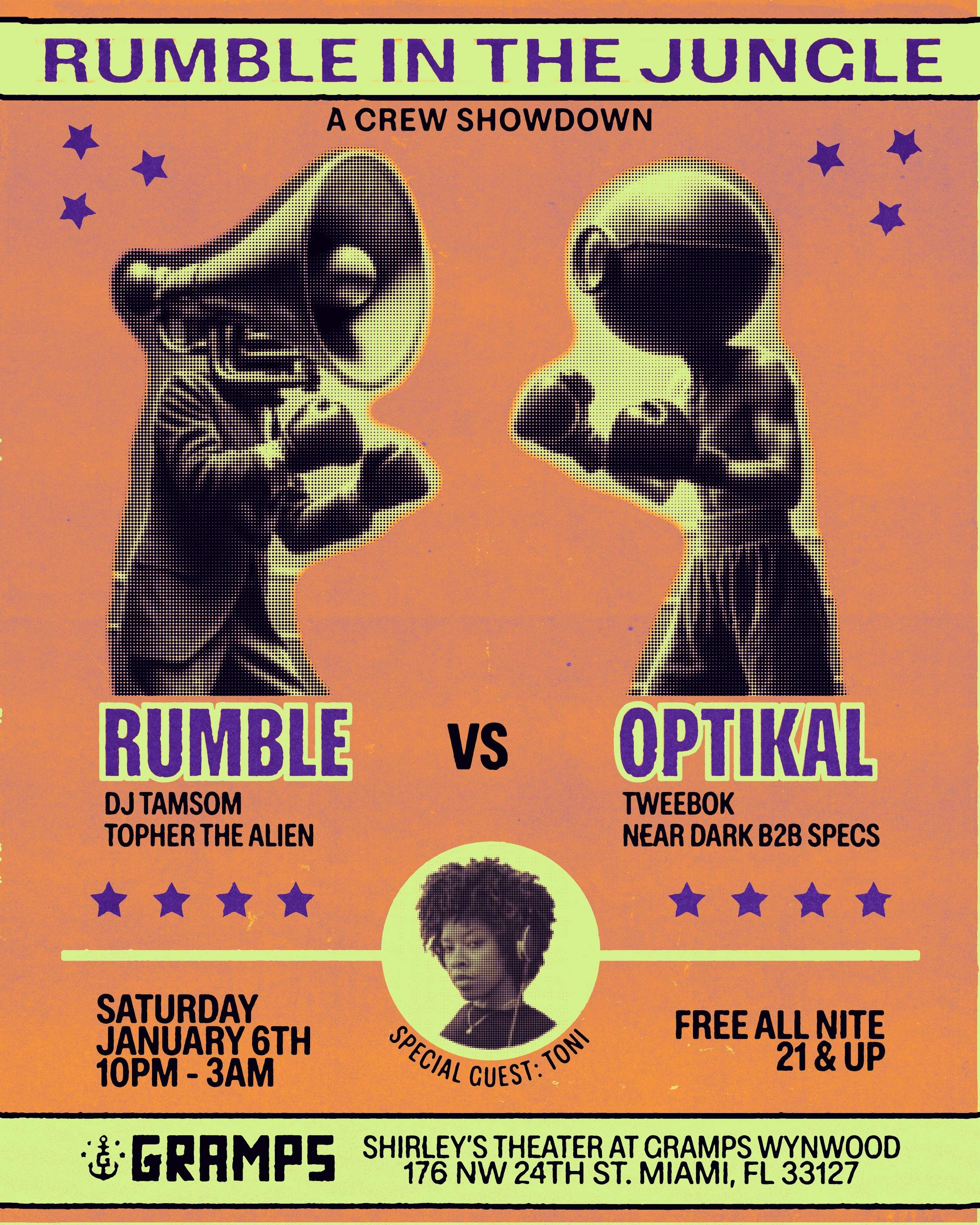 Rumble in the Jungle: Crew Showdown (Rumble VS Optikal) - Página frontal