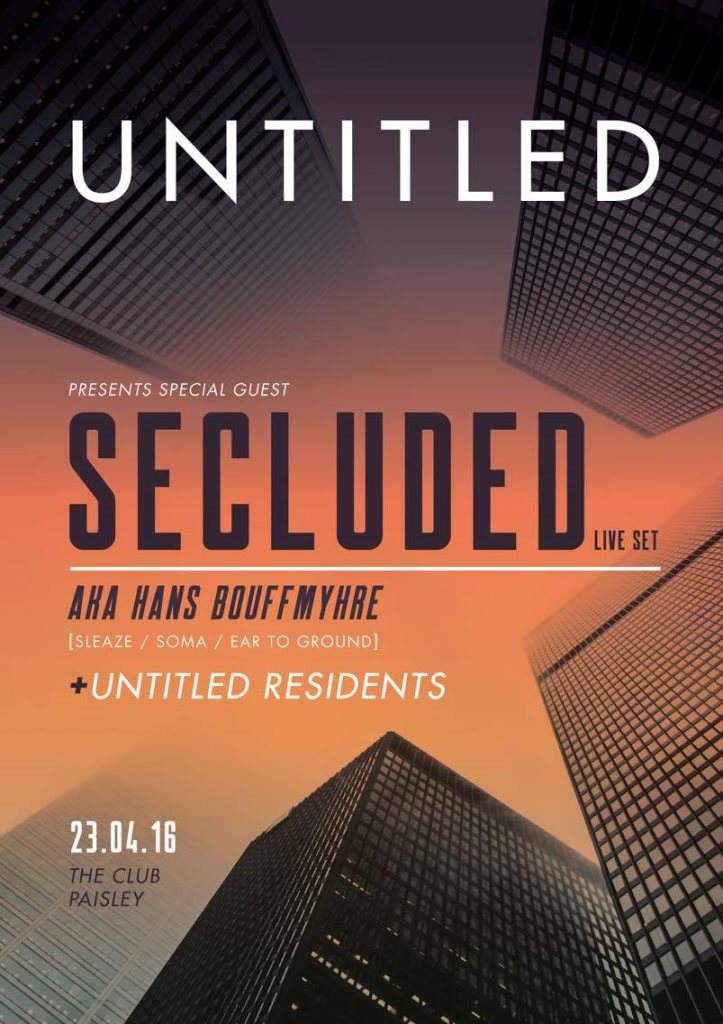 Untitled presents: Secluded Live - Página frontal