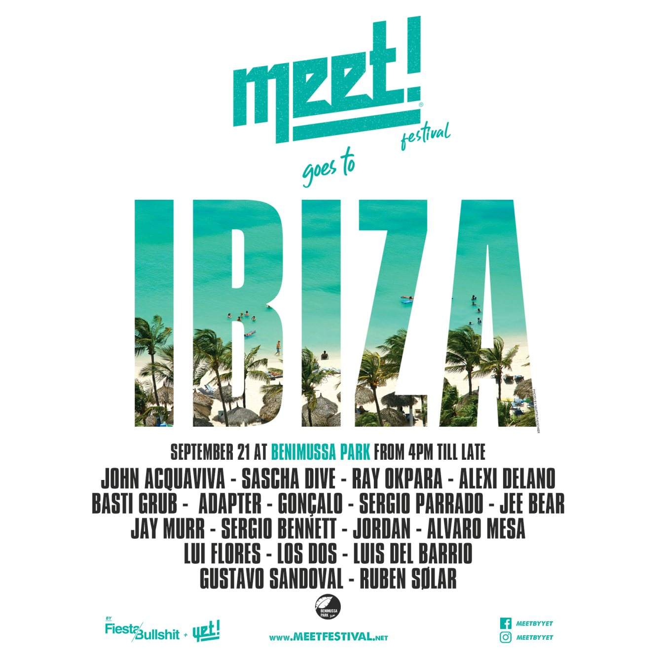 MEET! & Bullshit Ibiza - Página frontal