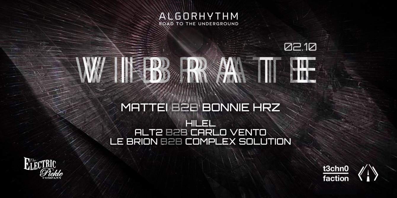 Vibrate feat. Mattei B2B Bonnie Hrz - Página frontal