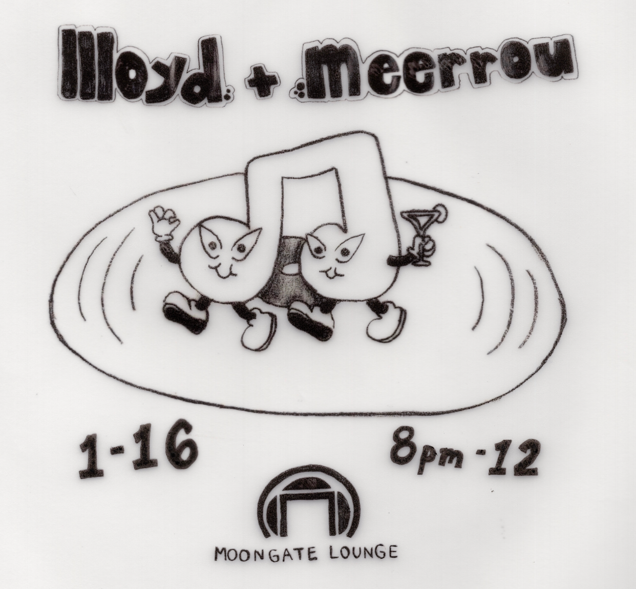 llloyd & meerrou all night long at Moongate Lounge, San Francisco/Oakland