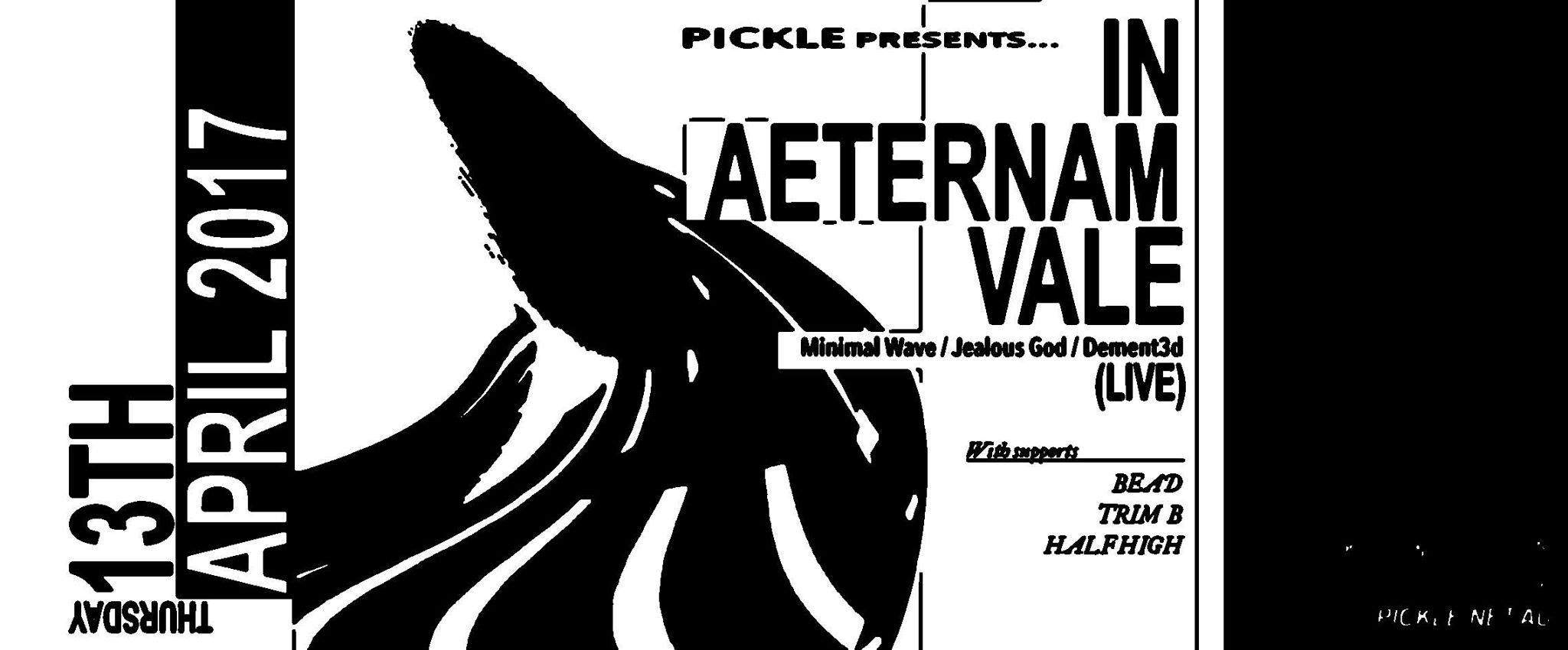 Pickle presents In Aeternam Vale (Live) - Página frontal