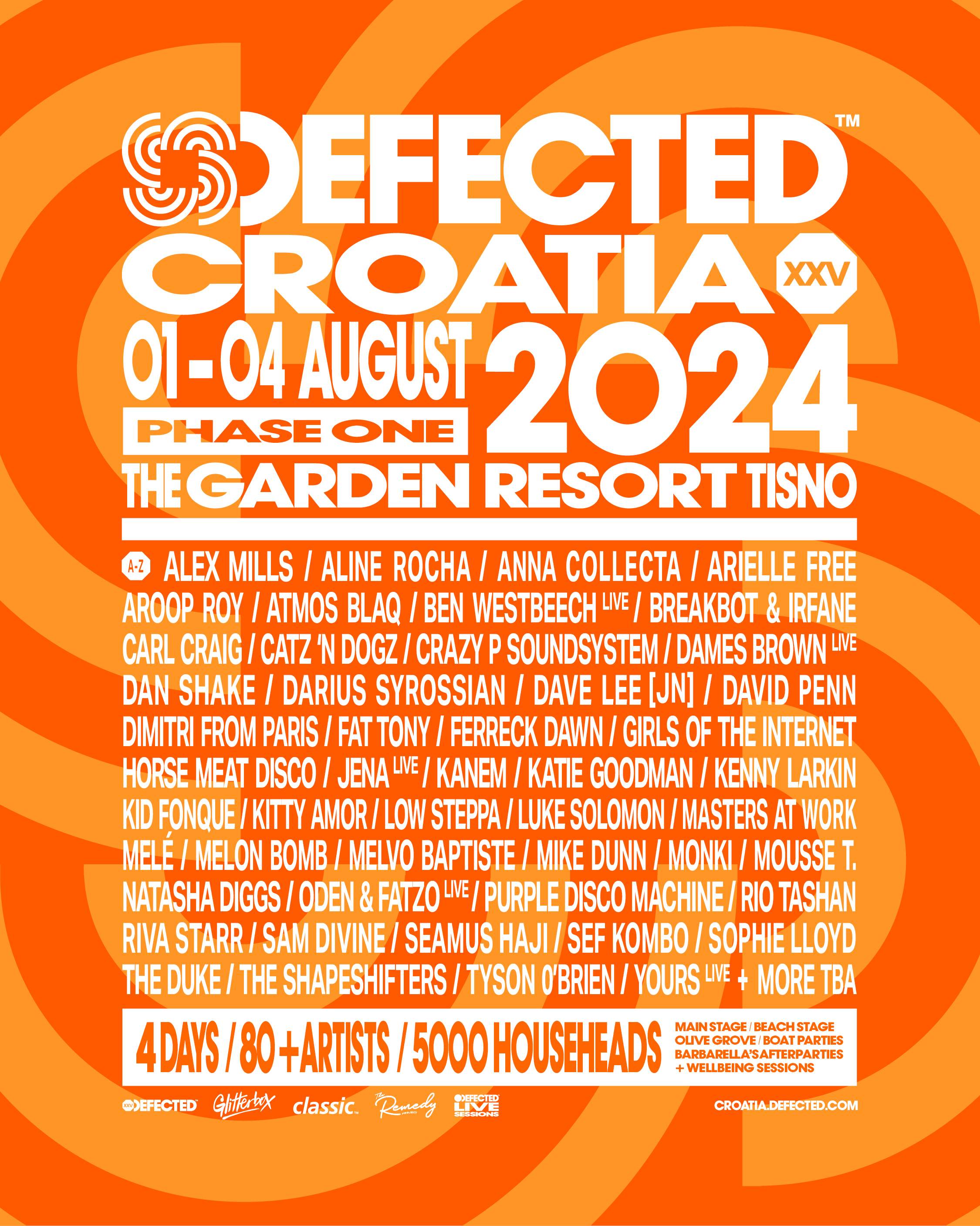 Defected Croatia 2024 at The Garden Tisno, Croatia · Tickets