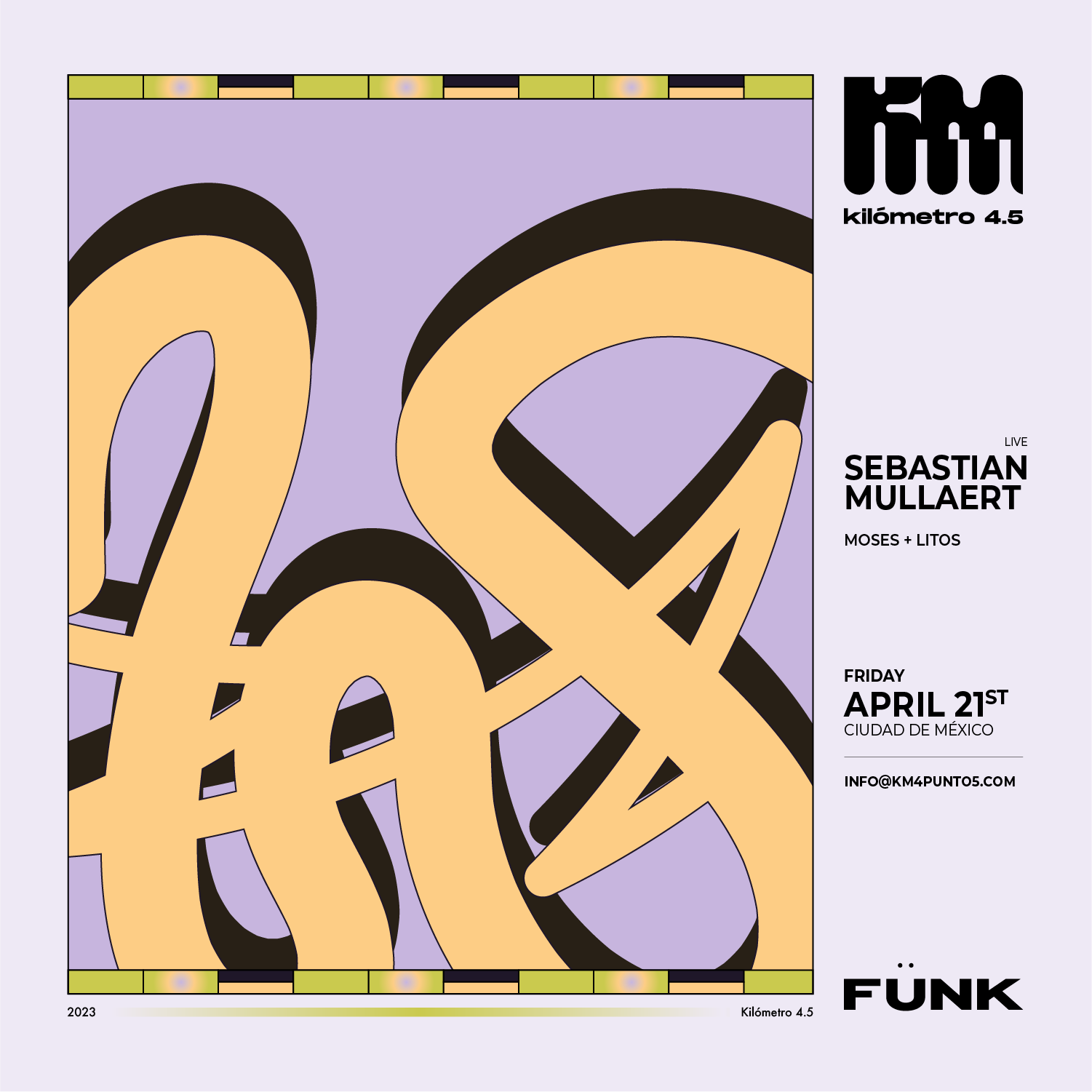 KM 4.5 feat. Sebastian Mullaert (live) en Fünk Club - Página frontal