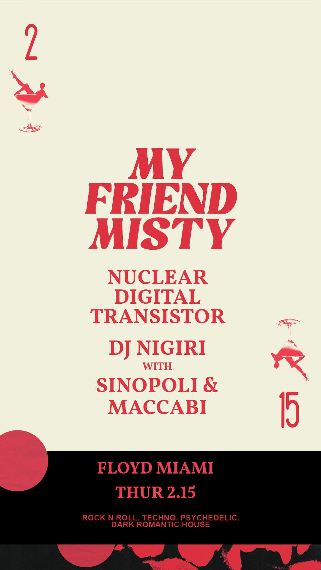 My Friend Misty: Nuclear Digital Transistor - フライヤー表