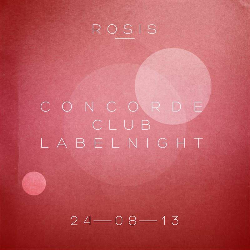 Concorde Club Recordings and Friends - Labelnight - Página frontal