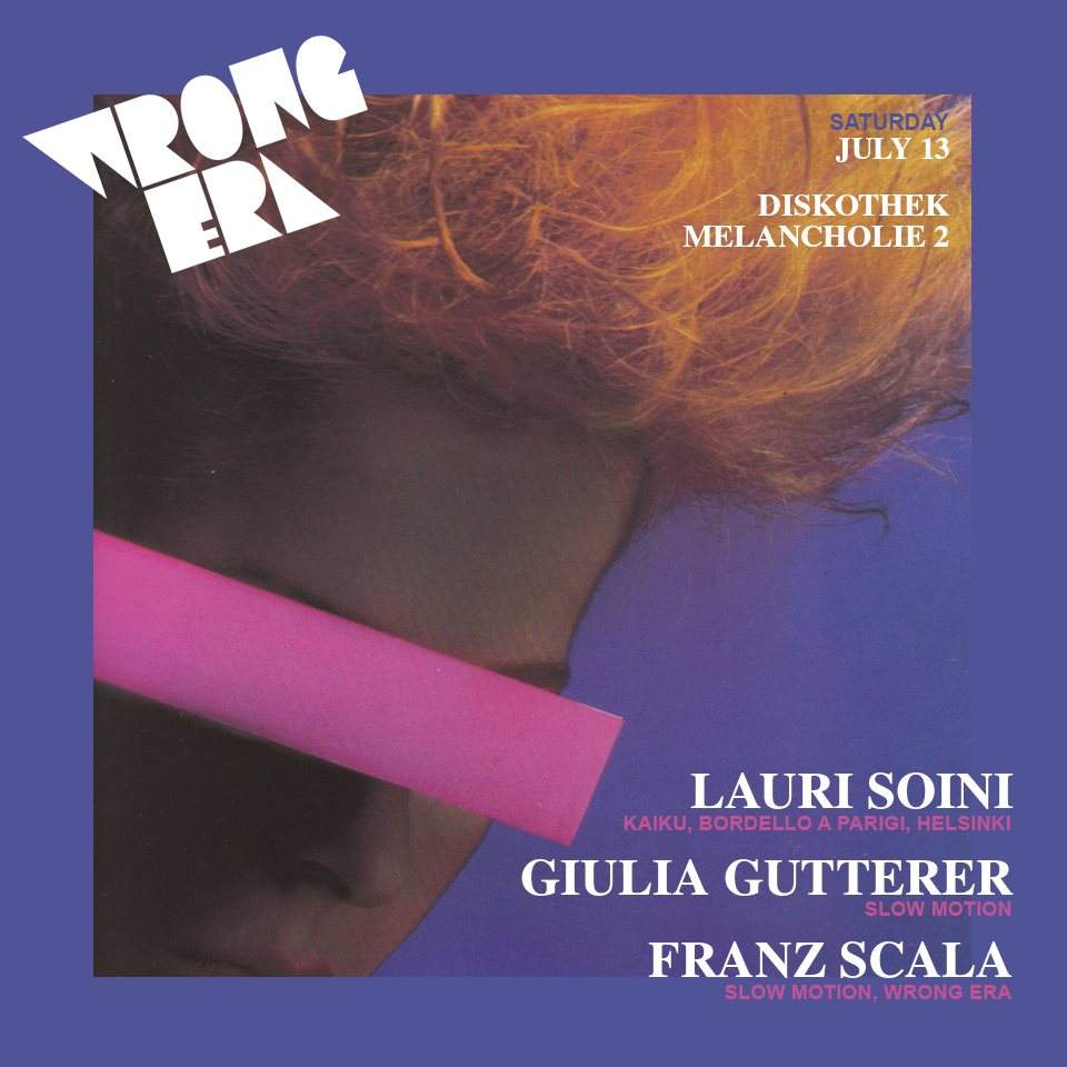 Wrong Era with Lauri Soini, Giulia Gutterer, Franz Scala - Página trasera