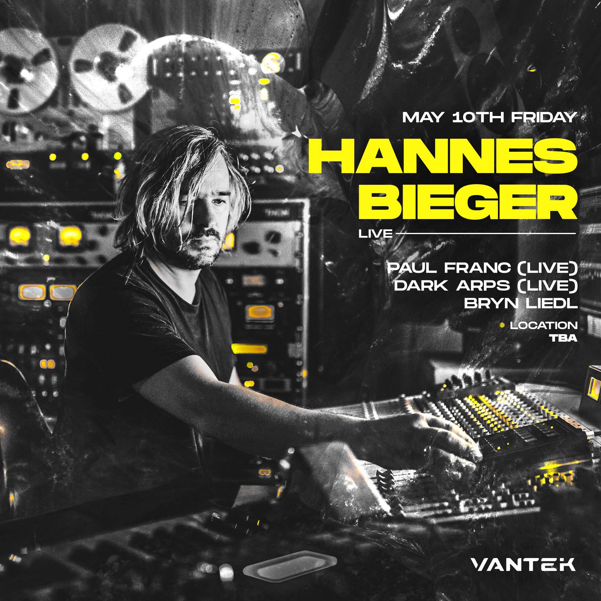VANTEK PRESENTS: Hannes Bieger (Live) - Página frontal