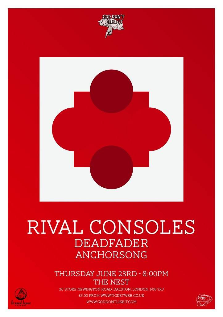 Rival Consoles with Deadfader & Anchorsong - Página frontal