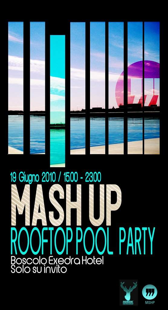 Mash Up Rooftop Pool Party - フライヤー表