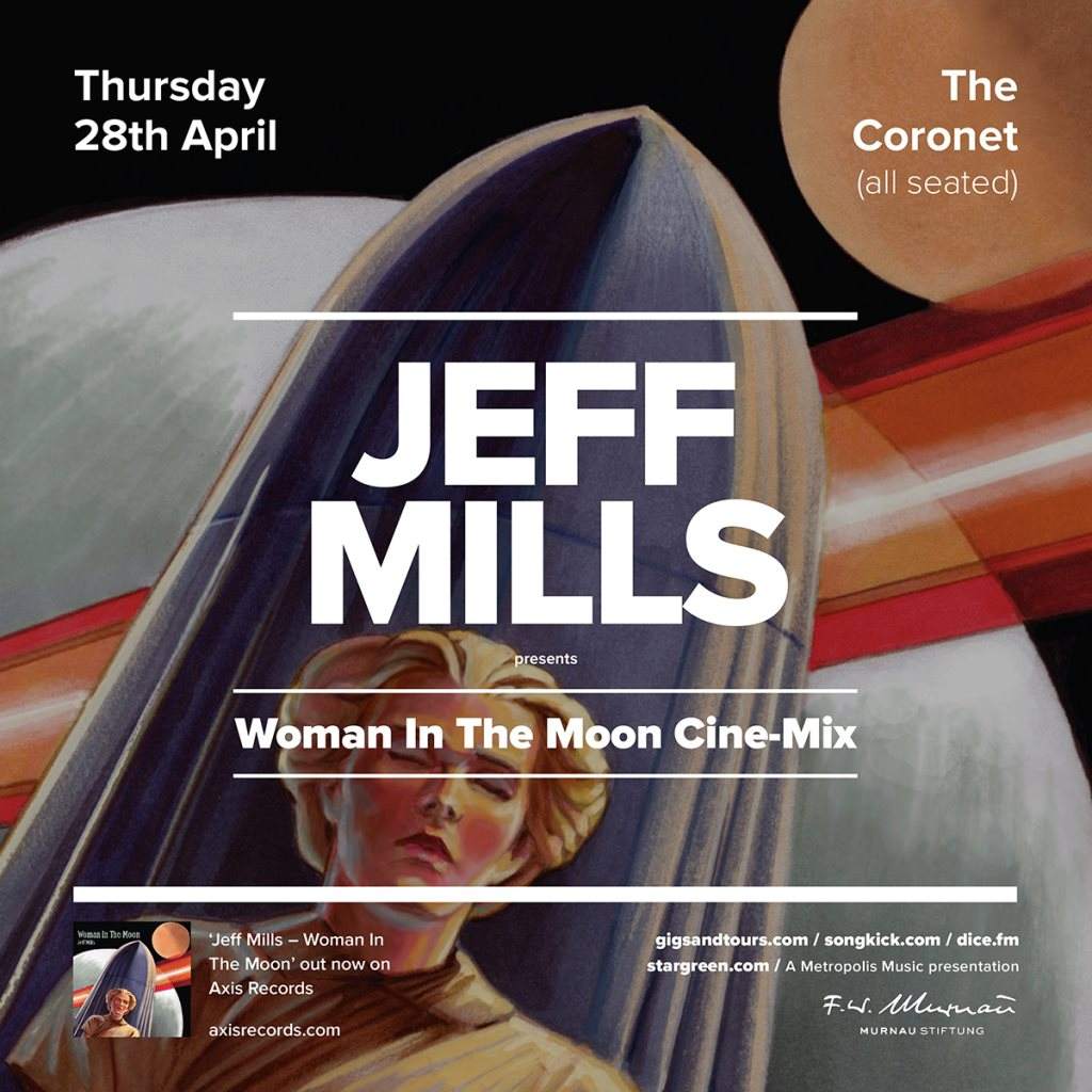 Jeff Mills presents Woman In The Moon Cine-Mix (All Seated Show) - Página frontal