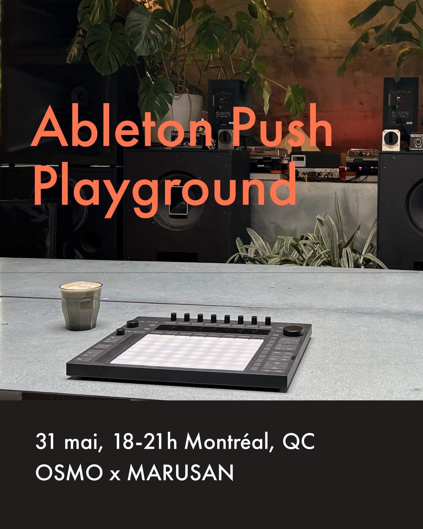 Ableton Push Playground - Página frontal