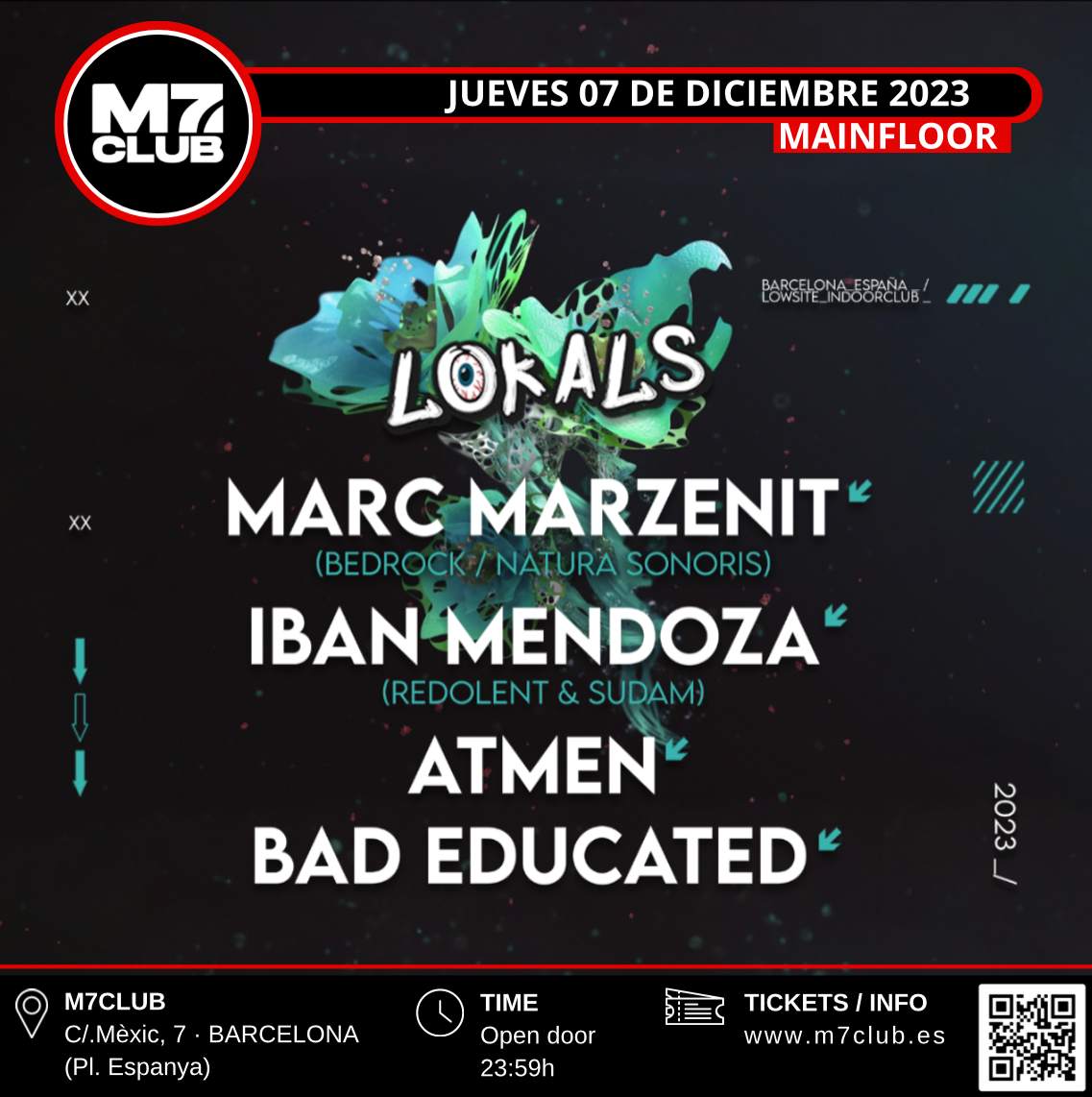 LOKALS [Marc Marzenit, Iban Mendoza, ATMEN & Bad Educated] - Página frontal