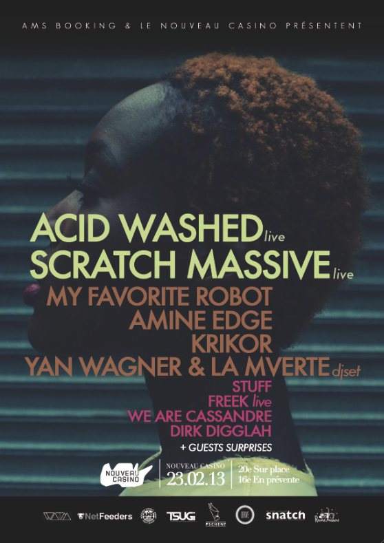 Acid Washed & Scratch Massive Release Party - Página frontal