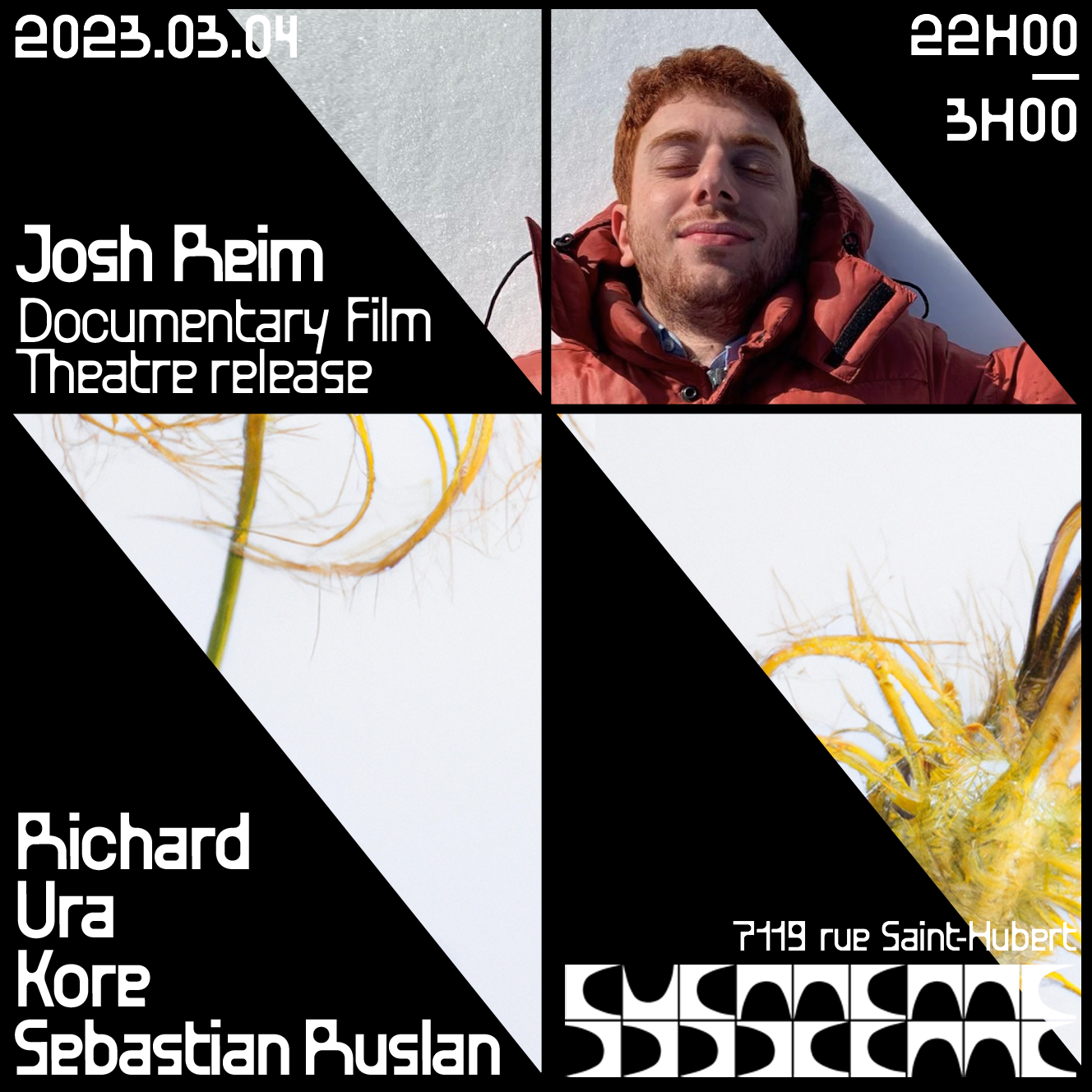 Josh Reim: Documentary Film Theatre release - フライヤー表