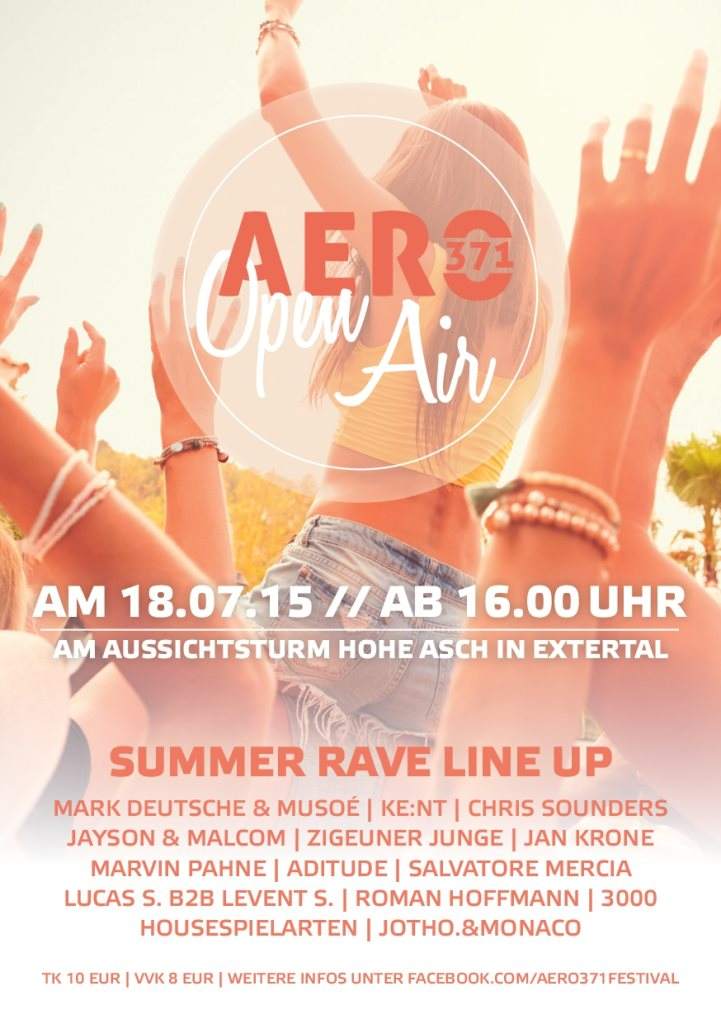 Aero 371 Festival 2015 - フライヤー表