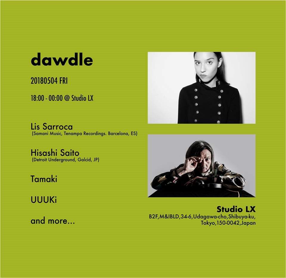 Dawdle - フライヤー表