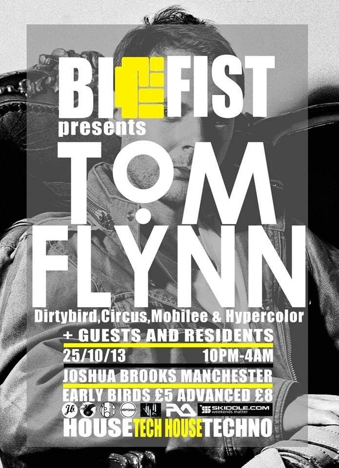 Big Fist presents Tom Flynn - フライヤー表