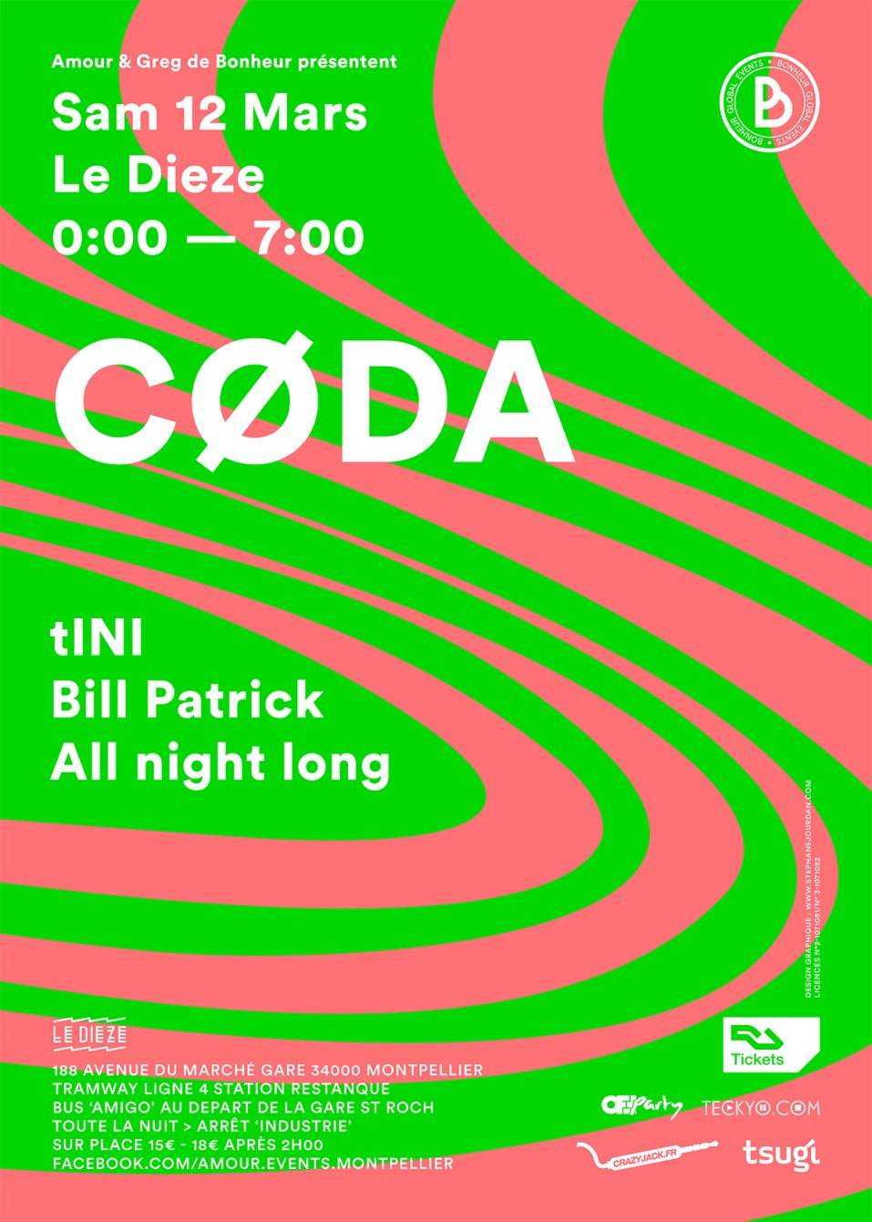 Cøda: Tini & Bill Patrick (All Night Long) - Página frontal