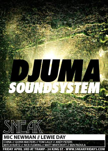 Sneak Friday's feat. Djuma Soundsystem - Página frontal