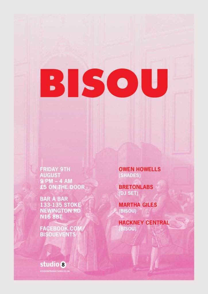 Studio8 Presents: Bisou - Página frontal