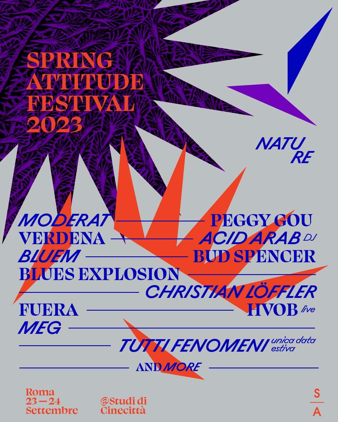 Spring Attitude Festival 2023 at Cinecitta Studios, Rome