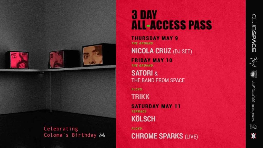 3-Day All Access Pass - Página frontal