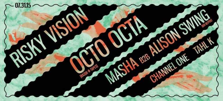 Risky Vision with Octo Octa, Masha, Alison Swing & More - Página frontal