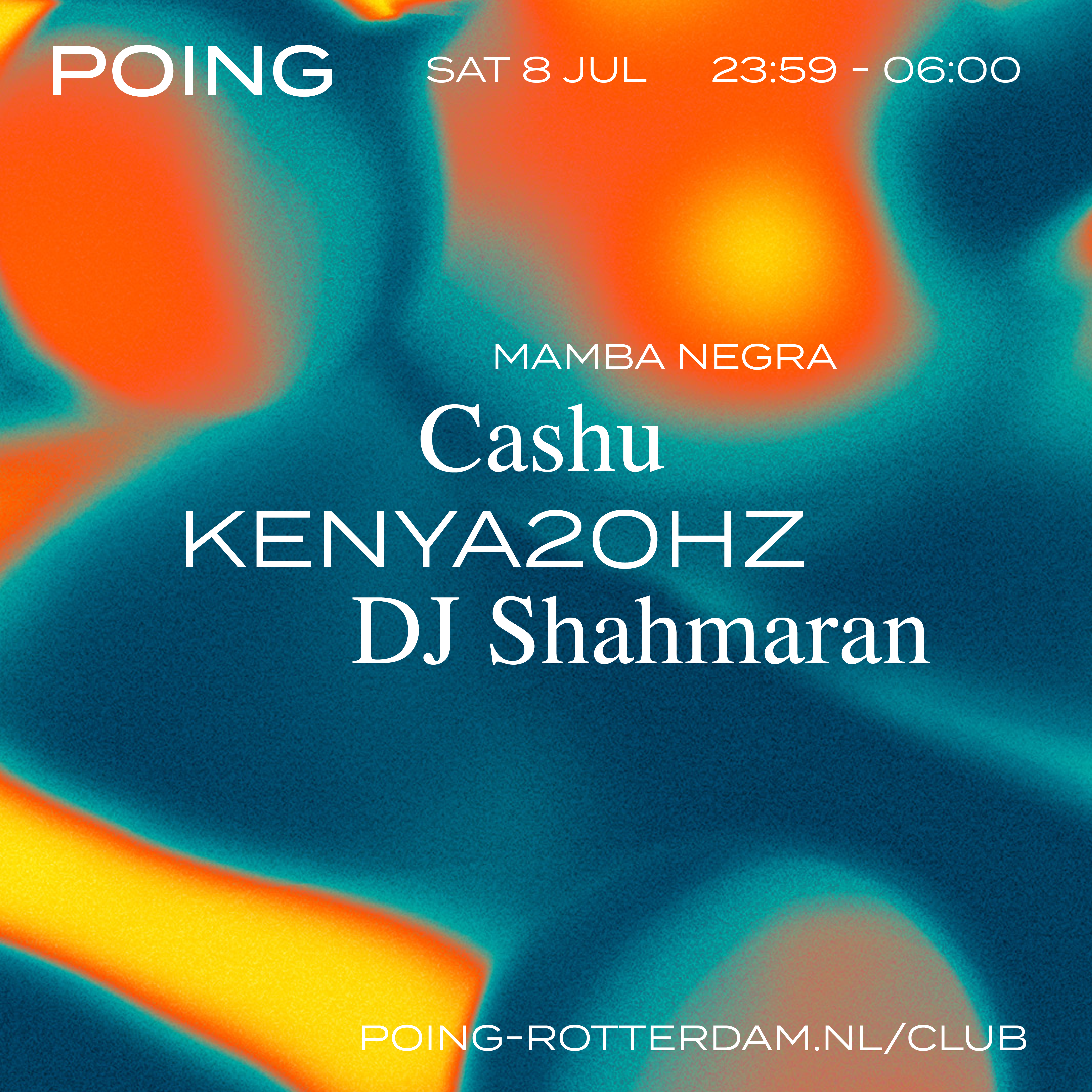 POING: Mamba Negra Showcase: Cashu / KENYA20HZ / DJ Shahmaran - Página frontal