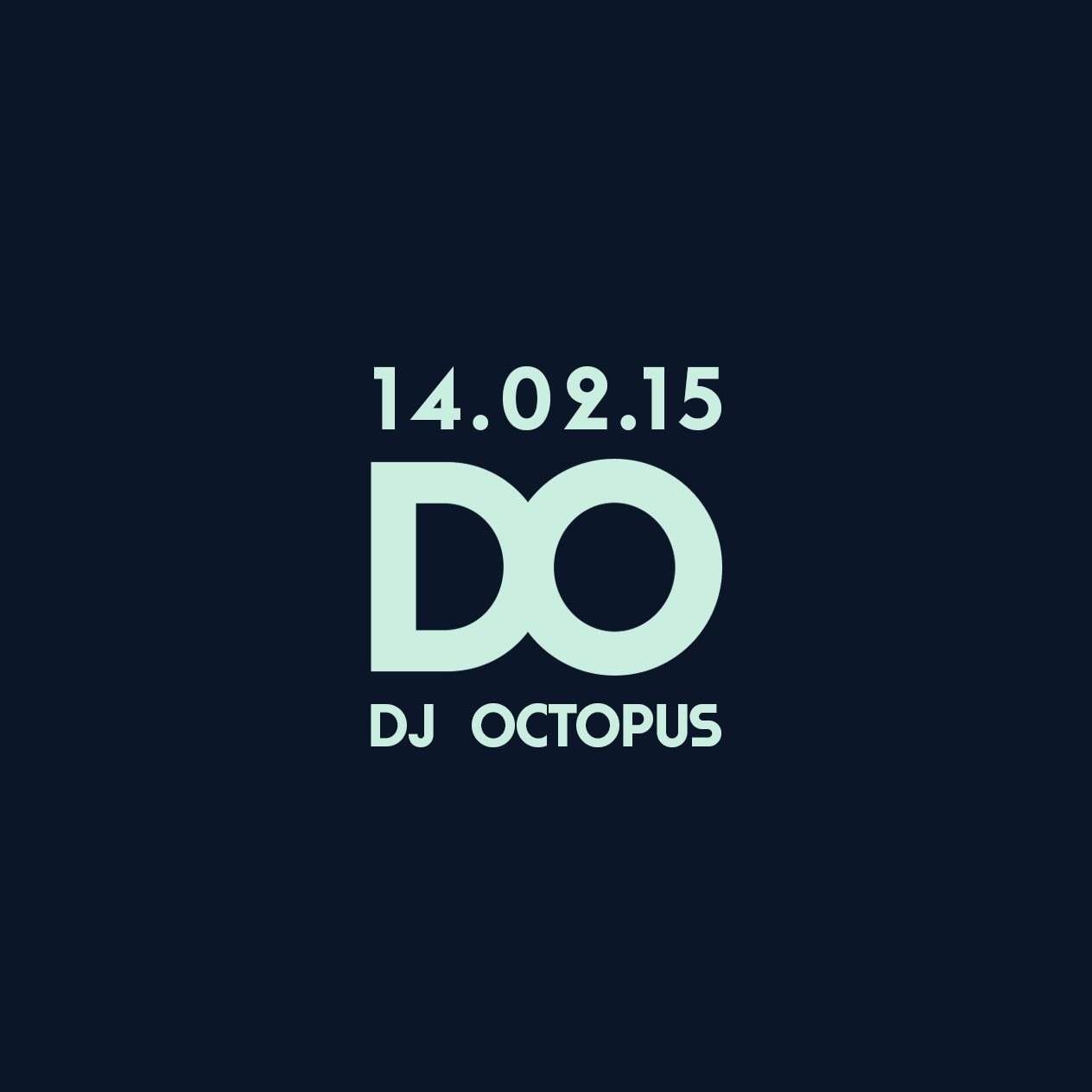 Template Showcase with DJ Octopus - フライヤー表