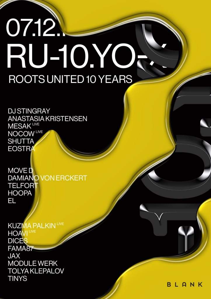 Roots United 10 Years - フライヤー表