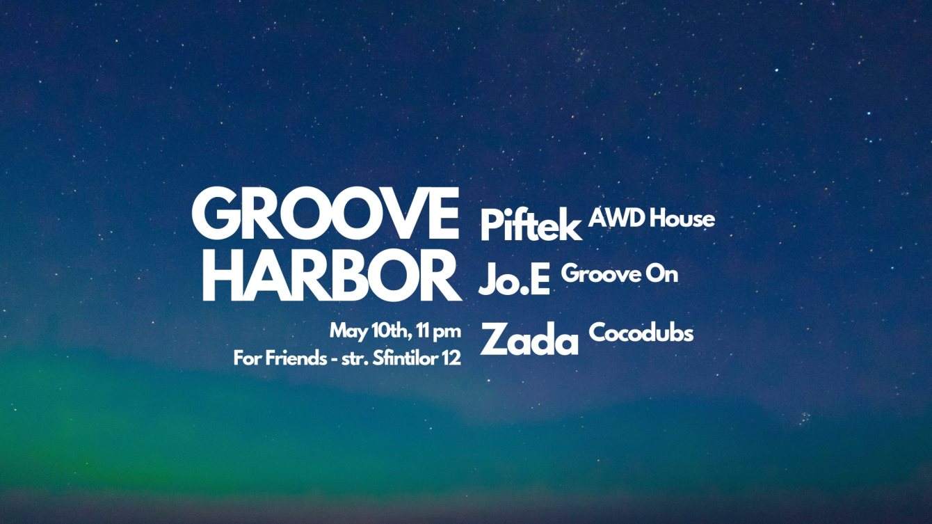 Groove Harbor // Piftek • Jo.E • Zada - Página frontal