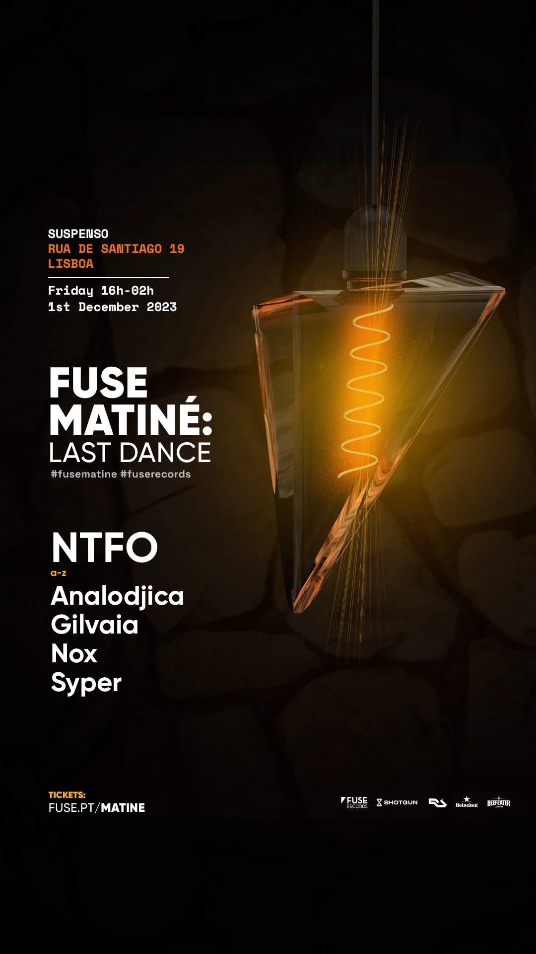 Fuse Matiné: Last Dance - フライヤー表