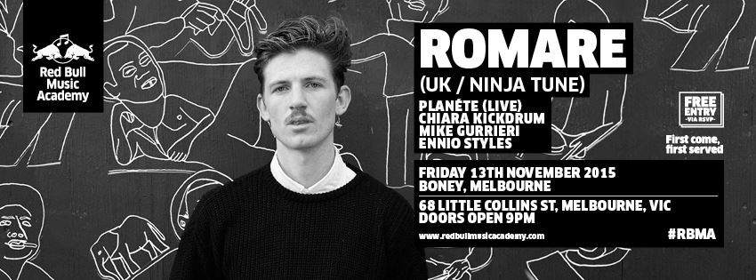 Red Bull Music Academy presents Romare - Página frontal