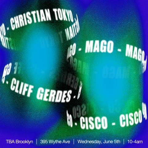 INCL presents: Christian Tokyo, Mago, Cliff Gerdes, Cisco - Página frontal