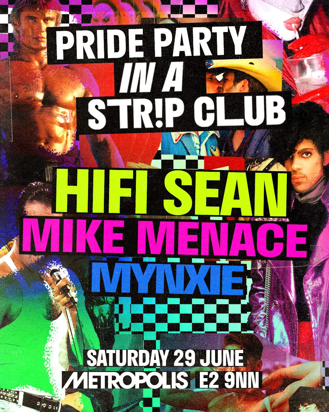 Pride Party in a Str!p Club - フライヤー表