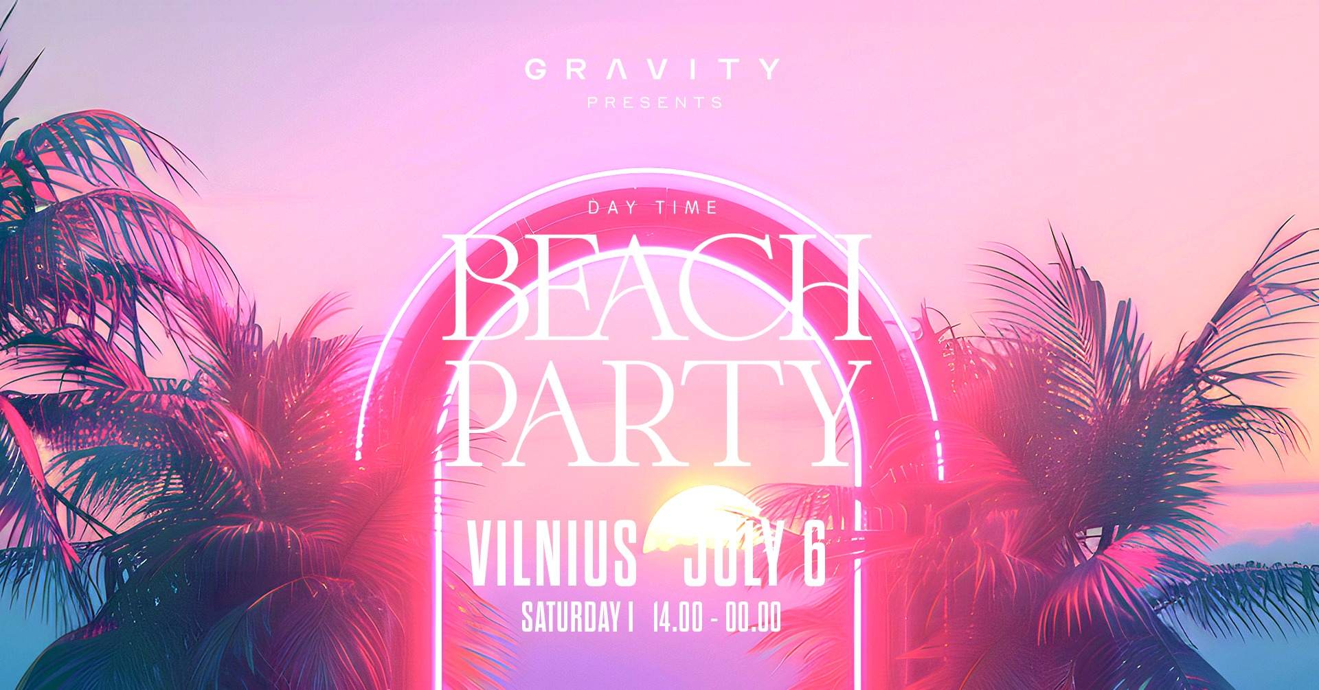 Beach Party Vilnius By Gravity VLN - フライヤー表
