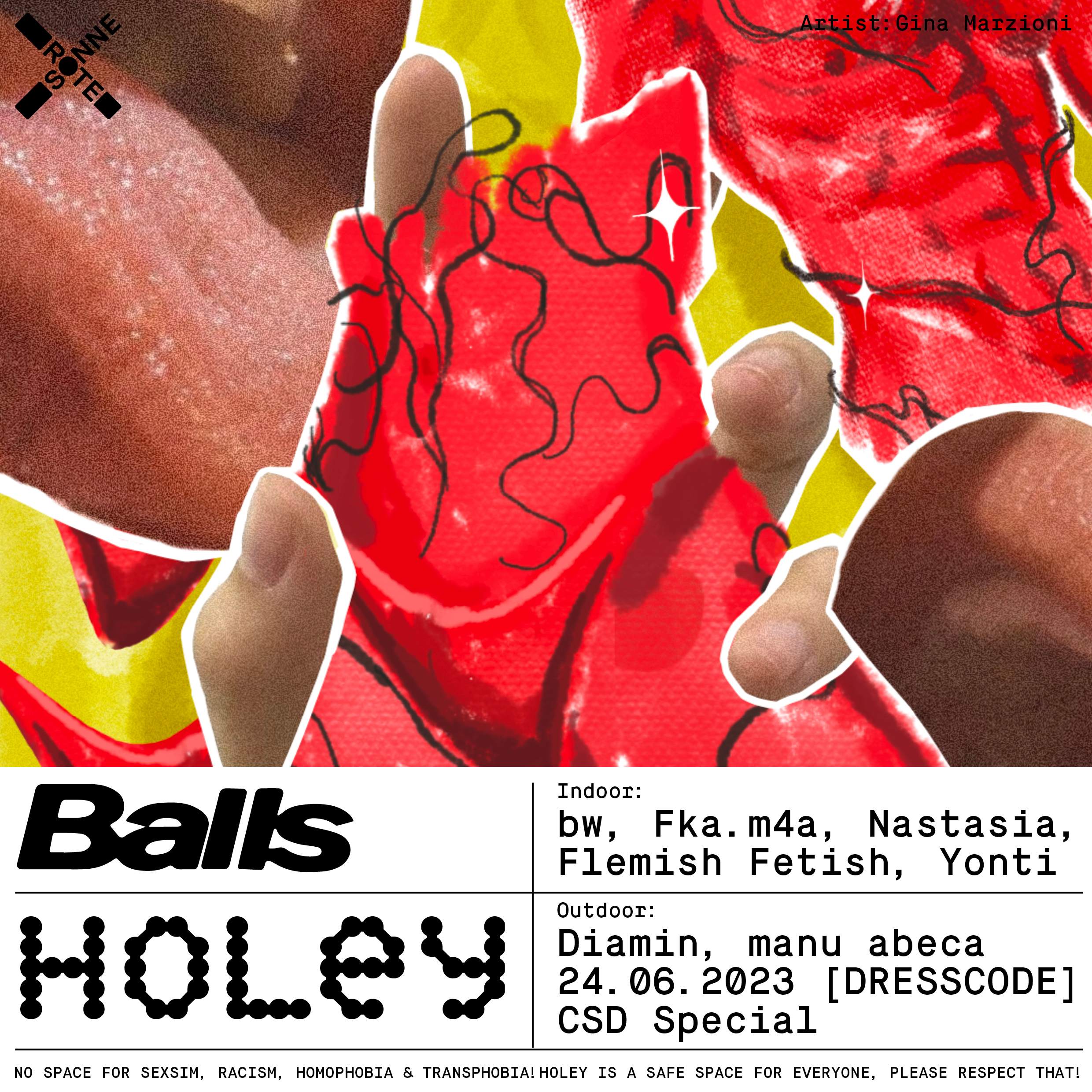 CSD Weekend: HOLEY x Balls Baile - Página frontal