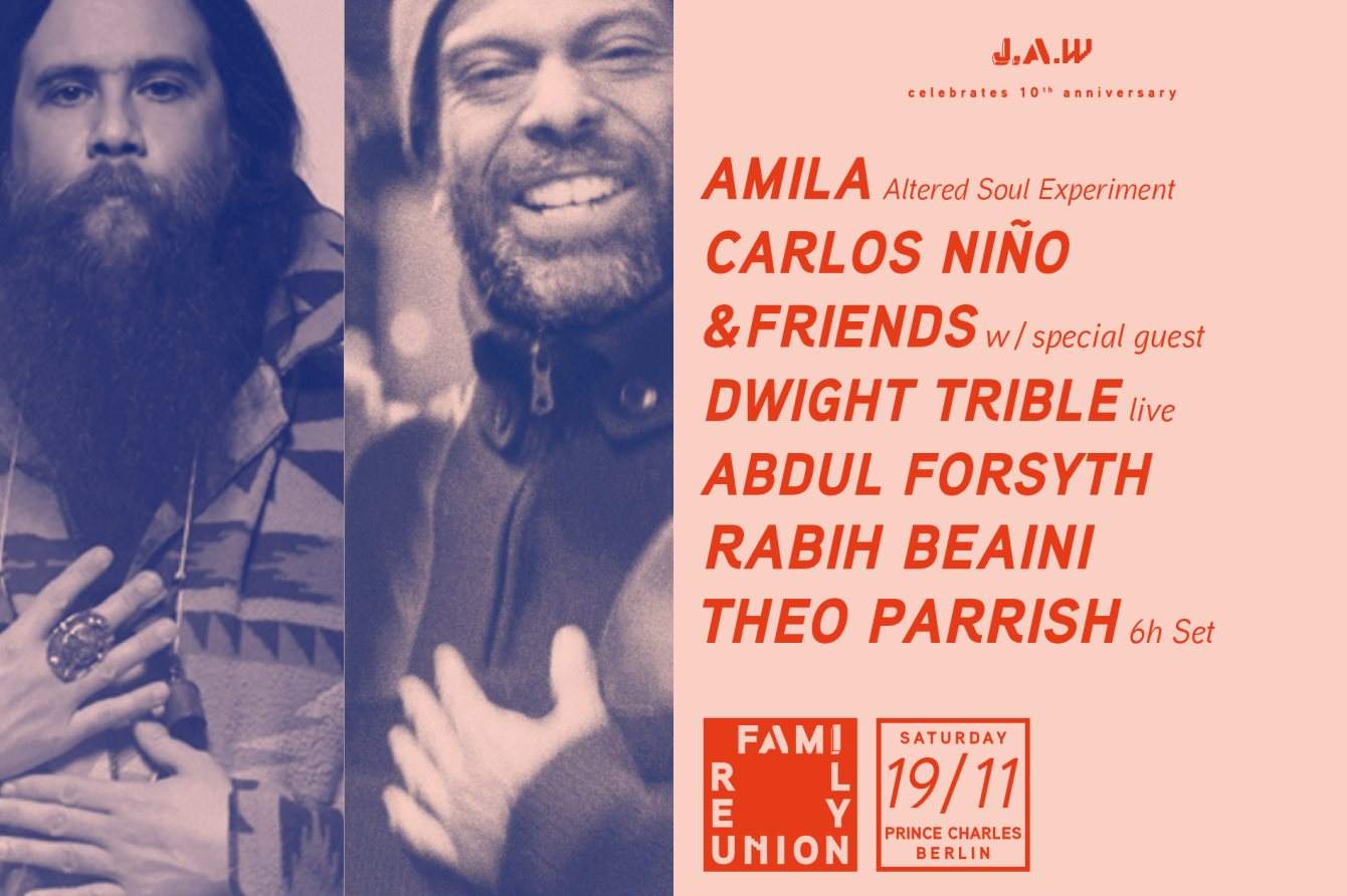 Family Reunion with Theo Parrish, Rabih Beaini, Abdul Forsyth, Carlos Niño & Friends Live - Página frontal