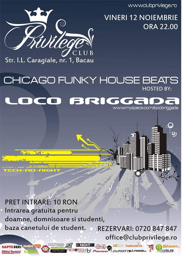 Chicago Funky House Beats - Página frontal