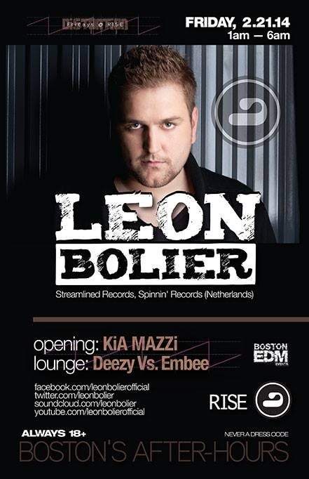 Leon Bolier - Página frontal