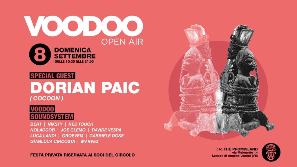 Voodoo Open AIR - with Dorian Paic - フライヤー表