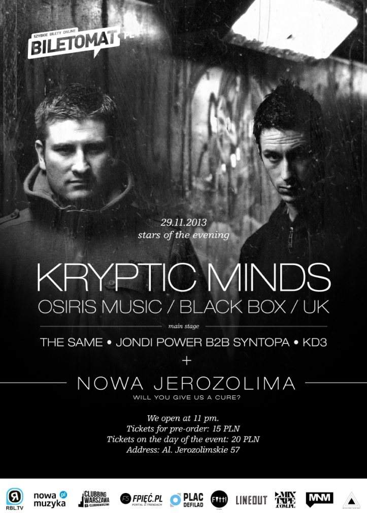 Kryptic Minds - Página frontal