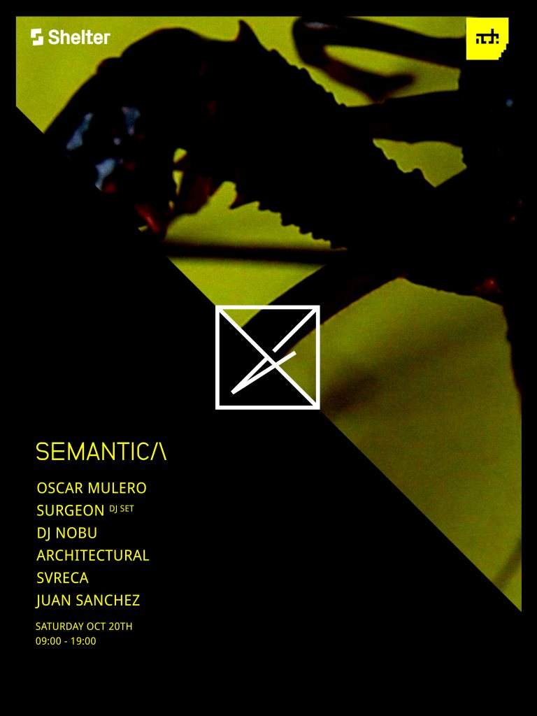 Shelter; Vault Sessions presents Semantica ADE - Página frontal