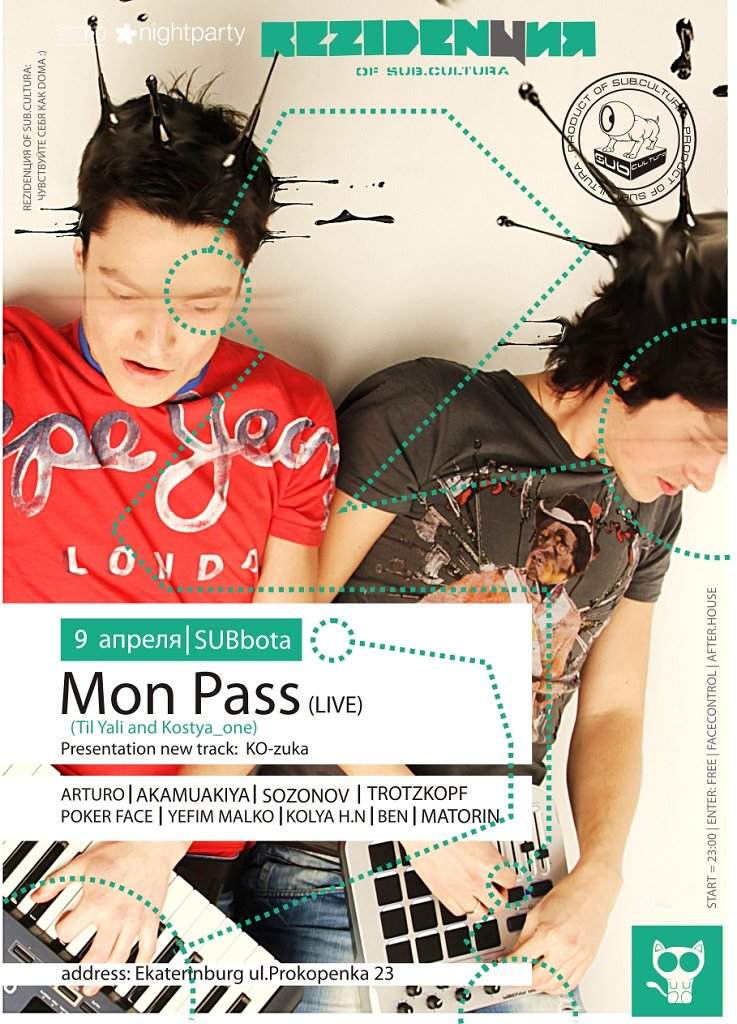 Mon Pass - Live - フライヤー表