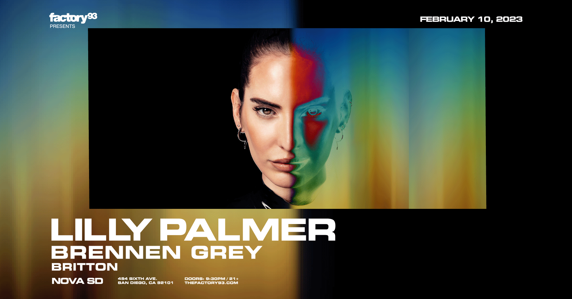 Factory 93 presents: Lilly Palmer with Brennen Grey - Página frontal
