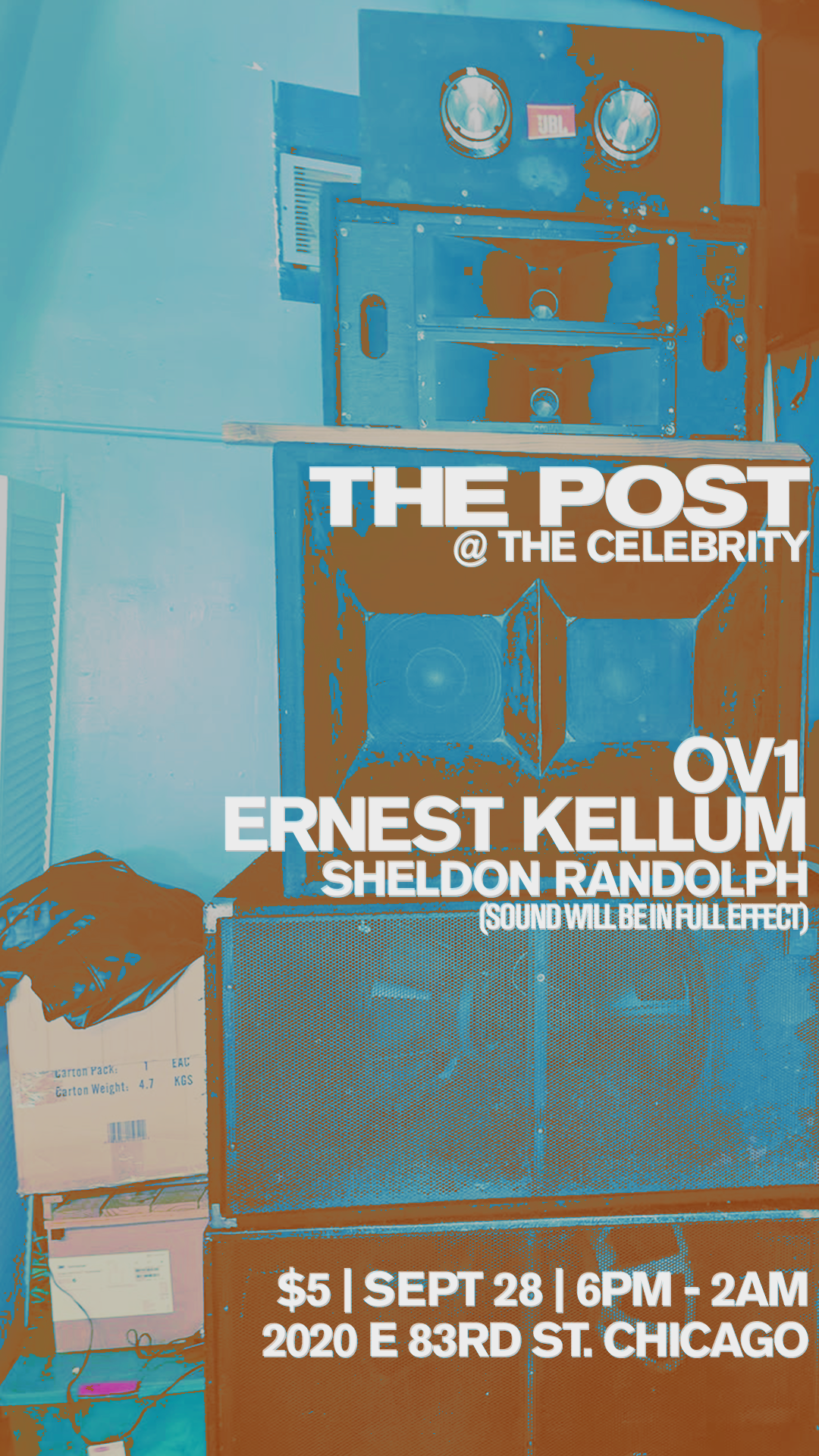 The Post: OV1, Ernest Kellum, Sheldon Randolph at The Celebrity Lounge ...