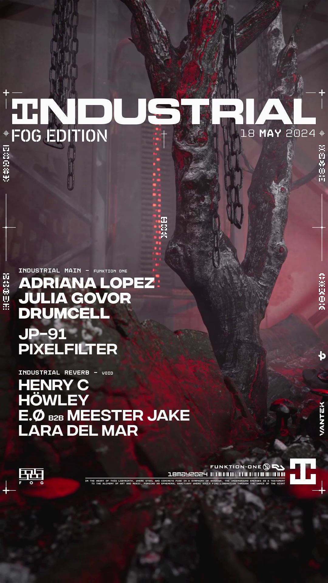 FOG PRESENTS: Adriana Lopez, Julia Govor, Drumcell, JP-91 & MORE - フライヤー表