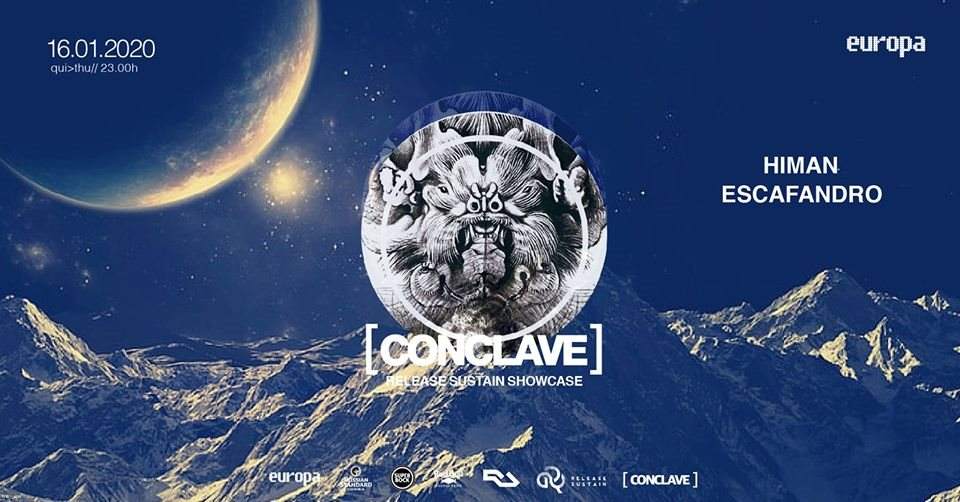 Conclave by Release Sustain with Himan & Escafandro - フライヤー表